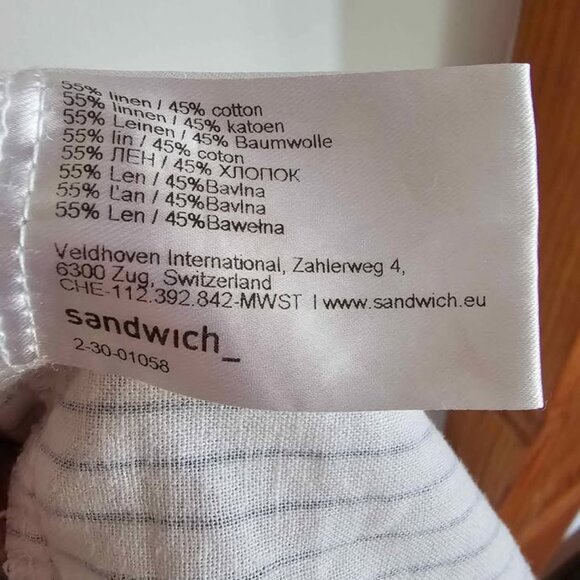 Size 8 White Linen Dress - Picture 7 of 9